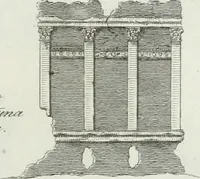 An illustration from Itinerario figurato degli edifizi più rimarchevoli di Roma (1835)