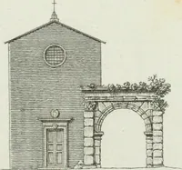 An illustration from Itinerario figurato degli edifizi più rimarchevoli di Roma (1835)
