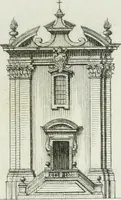 An illustration from Itinerario figurato degli edifizi più rimarchevoli di Roma (1835)