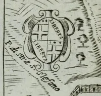 An illustration from Itinerario, ouero, Noua descrittione de' viaggi principali d'Italia : nella quale si ha piena notitia di tutte le cose più notabili, & degne d'esser vedute (1688)