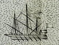 An illustration from Itinerario, ouero, Noua descrittione de' viaggi principali d'Italia : nella quale si ha piena notitia di tutte le cose più notabili, & degne d'esser vedute (1688)