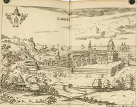 An illustration from Itinerario, o vero noua descrittione de' viaggi principali d'Italia, nella quale si hà piena notitia di tutte le cose più notabili, & degne d'ester vedute (1669)