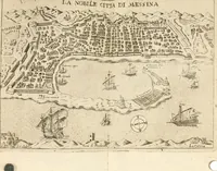 An illustration from Itinerario, o vero noua descrittione de' viaggi principali d'Italia, nella quale si hà piena notitia di tutte le cose più notabili, & degne d'ester vedute (1669)