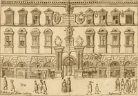 An illustration from Itinerario, o vero noua descrittione de' viaggi principali d'Italia, nella quale si hà piena notitia di tutte le cose più notabili, & degne d'ester vedute (1669)