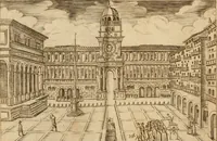 An illustration from Itinerario, o vero noua descrittione de' viaggi principali d'Italia, nella quale si hà piena notitia di tutte le cose più notabili, & degne d'ester vedute (1669)