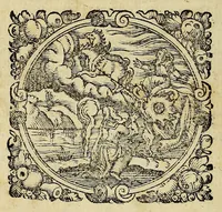 An illustration from Itinerarium Germaniae, Galliae; Angliae; Italiae; (1612)