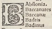 An illustration from Itinerarivm prouinciarum omniũ Antonini Augusti : cum fragmento eiusdem, necnon indice haudquaq[uam] aspernãdo (1512)