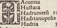 An illustration from Itinerarivm prouinciarum omniũ Antonini Augusti : cum fragmento eiusdem, necnon indice haudquaq[uam] aspernãdo (1512)