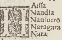 An illustration from Itinerarivm prouinciarum omniũ Antonini Augusti : cum fragmento eiusdem, necnon indice haudquaq[uam] aspernãdo (1512)
