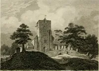 An illustration from The antiquarian itinerary, comprising specimens of architecture, monastic, castellated, and domestic; with other vestiges of antiquity in Great Britain. Accompanied with descriptions (1815)