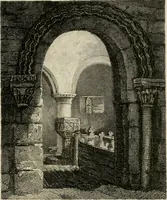 An illustration from The antiquarian itinerary, comprising specimens of architecture, monastic, castellated, and domestic; with other vestiges of antiquity in Great Britain. Accompanied with descriptions (1815)