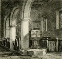 An illustration from The antiquarian itinerary, comprising specimens of architecture, monastic, castellated, and domestic; with other vestiges of antiquity in Great Britain. Accompanied with descriptions (1815)