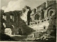 An illustration from The antiquarian itinerary, comprising specimens of architecture, monastic, castellated, and domestic; with other vestiges of antiquity in Great Britain. Accompanied with descriptions (1815)
