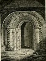 An illustration from The antiquarian itinerary, comprising specimens of architecture, monastic, castellated, and domestic; with other vestiges of antiquity in Great Britain. Accompanied with descriptions (1815)