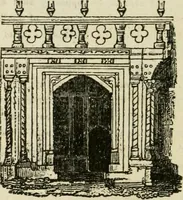 An illustration from The antiquarian itinerary, comprising specimens of architecture, monastic, castellated, and domestic; with other vestiges of antiquity in Great Britain. Accompanied with descriptions (1815)