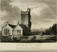 An illustration from The antiquarian itinerary, comprising specimens of architecture, monastic, castellated, and domestic; with other vestiges of antiquity in Great Britain. Accompanied with descriptions (1815)