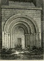 An illustration from The antiquarian itinerary, comprising specimens of architecture, monastic, castellated, and domestic; with other vestiges of antiquity in Great Britain. Accompanied with descriptions (1815)