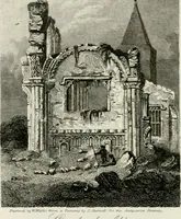 An illustration from The antiquarian itinerary, comprising specimens of architecture, monastic, castellated, and domestic; with other vestiges of antiquity in Great Britain. Accompanied with descriptions (1815)