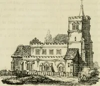 An illustration from The antiquarian itinerary, comprising specimens of architecture, monastic, castellated, and domestic; with other vestiges of antiquity in Great Britain. Accompanied with descriptions (1815)