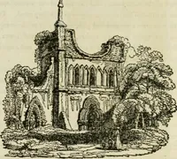 An illustration from The antiquarian itinerary, comprising specimens of architecture, monastic, castellated, and domestic; with other vestiges of antiquity in Great Britain. Accompanied with descriptions (1815)