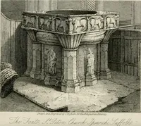 An illustration from The antiquarian itinerary, comprising specimens of architecture, monastic, castellated, and domestic; with other vestiges of antiquity in Great Britain. Accompanied with descriptions (1815)