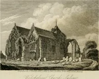 An illustration from The antiquarian itinerary, comprising specimens of architecture, monastic, castellated, and domestic; with other vestiges of antiquity in Great Britain. Accompanied with descriptions (1815)