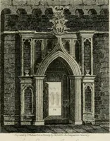 An illustration from The antiquarian itinerary, comprising specimens of architecture, monastic, castellated, and domestic; with other vestiges of antiquity in Great Britain. Accompanied with descriptions (1815)