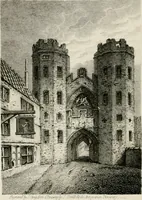 An illustration from The antiquarian itinerary, comprising specimens of architecture, monastic, castellated, and domestic; with other vestiges of antiquity in Great Britain. Accompanied with descriptions (1815)