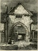 An illustration from The antiquarian itinerary, comprising specimens of architecture, monastic, castellated, and domestic; with other vestiges of antiquity in Great Britain. Accompanied with descriptions (1815)