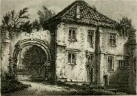 An illustration from The antiquarian itinerary, comprising specimens of architecture, monastic, castellated, and domestic; with other vestiges of antiquity in Great Britain. Accompanied with descriptions (1815)