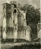 An illustration from The antiquarian itinerary, comprising specimens of architecture, monastic, castellated, and domestic; with other vestiges of antiquity in Great Britain. Accompanied with descriptions (1815)