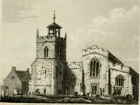 An illustration from The antiquarian itinerary, comprising specimens of architecture, monastic, castellated, and domestic; with other vestiges of antiquity in Great Britain. Accompanied with descriptions (1815)