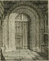 An illustration from The antiquarian itinerary, comprising specimens of architecture, monastic, castellated, and domestic; with other vestiges of antiquity in Great Britain. Accompanied with descriptions (1815)