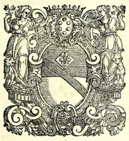 An illustration from I trattenimenti di Scipion Bargagli : dove da vaghe donne e da giouani huomini rappresentati sono honesti e diletteuoli givochi : narrate novelle : e cantate alcune amorose canzonette (1587)