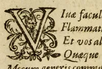 An illustration from Iulii Caesaris Scaligeri viri clarissimi Poemata omnia in duas partes devisa : pleraque omnia in publicum iam primum prodeunt: reliqua vero quam ante emendatius edita sunt : Sopohoclis Aiax Lorarius stylo tragico (1600)