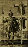 An illustration from Iusti LipsI De militia romana libri quinque : commentarius ad Polybium (1602)