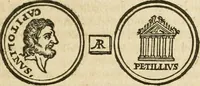 Picture 4 of 23 from Iusti RycquI De Capitolio Romano commentarius. In quo, illustria eius olim aedificia, sacra & profana: deorum dearumq[ue] nomina: arcus item triumphales, columnae, statuae, tropaea, colossi, caeteraque ornamenta adcuratè describuntur: & plura alia antiquitatis monimenta proferuntur, emendantur, explicantur (1617), leaf 66