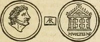 Picture 5 of 23 from Iusti RycquI De Capitolio Romano commentarius. In quo, illustria eius olim aedificia, sacra & profana: deorum dearumq[ue] nomina: arcus item triumphales, columnae, statuae, tropaea, colossi, caeteraque ornamenta adcuratè describuntur: & plura alia antiquitatis monimenta proferuntur, emendantur, explicantur (1617), leaf 66