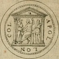 Picture 6 of 23 from Iusti RycquI De Capitolio Romano commentarius. In quo, illustria eius olim aedificia, sacra & profana: deorum dearumq[ue] nomina: arcus item triumphales, columnae, statuae, tropaea, colossi, caeteraque ornamenta adcuratè describuntur: & plura alia antiquitatis monimenta proferuntur, emendantur, explicantur (1617), leaf 73