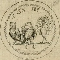 Picture 9 of 23 from Iusti RycquI De Capitolio Romano commentarius. In quo, illustria eius olim aedificia, sacra & profana: deorum dearumq[ue] nomina: arcus item triumphales, columnae, statuae, tropaea, colossi, caeteraque ornamenta adcuratè describuntur: & plura alia antiquitatis monimenta proferuntur, emendantur, explicantur (1617), leaf 73
