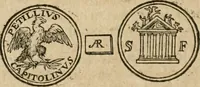 Picture 10 of 23 from Iusti RycquI De Capitolio Romano commentarius. In quo, illustria eius olim aedificia, sacra & profana: deorum dearumq[ue] nomina: arcus item triumphales, columnae, statuae, tropaea, colossi, caeteraque ornamenta adcuratè describuntur: & plura alia antiquitatis monimenta proferuntur, emendantur, explicantur (1617), leaf 81