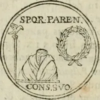 Picture 11 of 23 from Iusti RycquI De Capitolio Romano commentarius. In quo, illustria eius olim aedificia, sacra & profana: deorum dearumq[ue] nomina: arcus item triumphales, columnae, statuae, tropaea, colossi, caeteraque ornamenta adcuratè describuntur: & plura alia antiquitatis monimenta proferuntur, emendantur, explicantur (1617), leaf 97