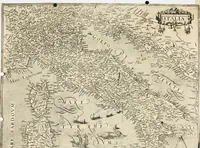 An illustration from I.[-VI.] pars Romanae vrbis topographiae & antiquitatum, quâ succinctê & breviter describuntur omnia quae tam publicê quam privatim videntur anim-adversione digna: (1597)