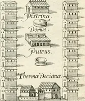 Picture 38 of 333 from I.[-VI.] pars Romanae vrbis topographiae & antiquitatum, quâ succinctê & breviter describuntur omnia quae tam publicê quam privatim videntur anim-adversione digna: (1597), leaf 243