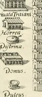 Picture 39 of 333 from I.[-VI.] pars Romanae vrbis topographiae & antiquitatum, quâ succinctê & breviter describuntur omnia quae tam publicê quam privatim videntur anim-adversione digna: (1597), leaf 243