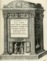 An illustration from I.[-VI.] pars Romanae vrbis topographiae & antiquitatum, quâ succinctê & breviter describuntur omnia quae tam publicê quam privatim videntur anim-adversione digna: (1597)