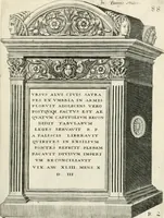 Picture 249 of 333 from I.[-VI.] pars Romanae vrbis topographiae & antiquitatum, quâ succinctê & breviter describuntur omnia quae tam publicê quam privatim videntur anim-adversione digna: (1597), leaf 610