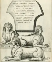 An illustration from I.[-VI.] pars Romanae vrbis topographiae & antiquitatum, quâ succinctê & breviter describuntur omnia quae tam publicê quam privatim videntur anim-adversione digna: (1597)