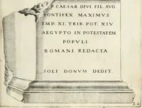 Picture 287 of 333 from I.[-VI.] pars Romanae vrbis topographiae & antiquitatum, quâ succinctê & breviter describuntur omnia quae tam publicê quam privatim videntur anim-adversione digna: (1597), leaf 658