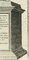 An illustration from I.[-VI.] pars Romanae vrbis topographiae & antiquitatum, quâ succinctê & breviter describuntur omnia quae tam publicê quam privatim videntur anim-adversione digna: (1597)